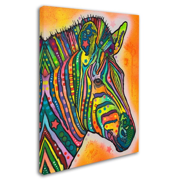 Dean Russo 'Zebra' Canvas Art,18x24